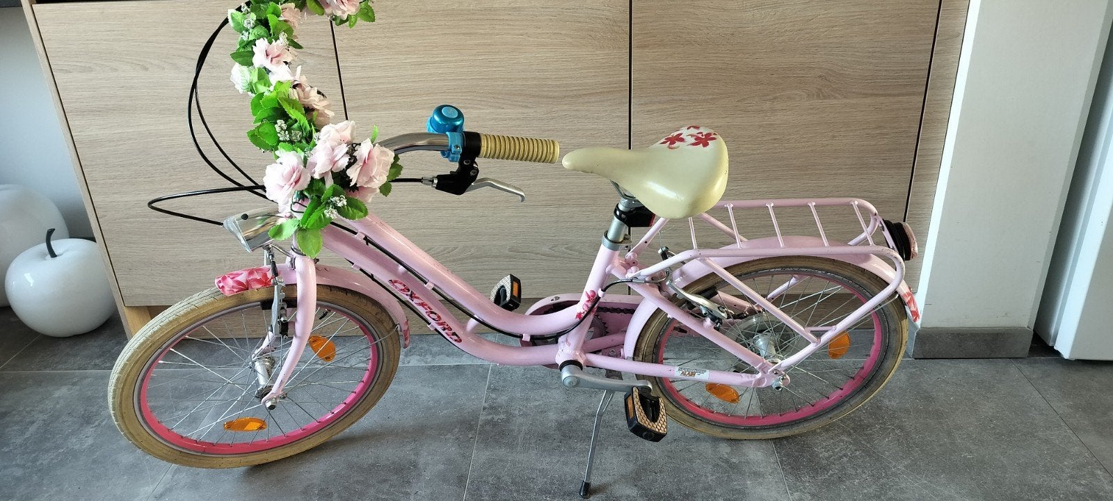 Oxford Fiore 20 inch meisjesfiets roze, Ophalen, Gebruikt, Versnellingen, Oxford