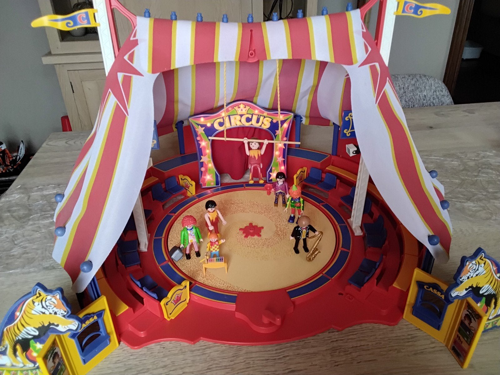 circus playmobil, Ophalen