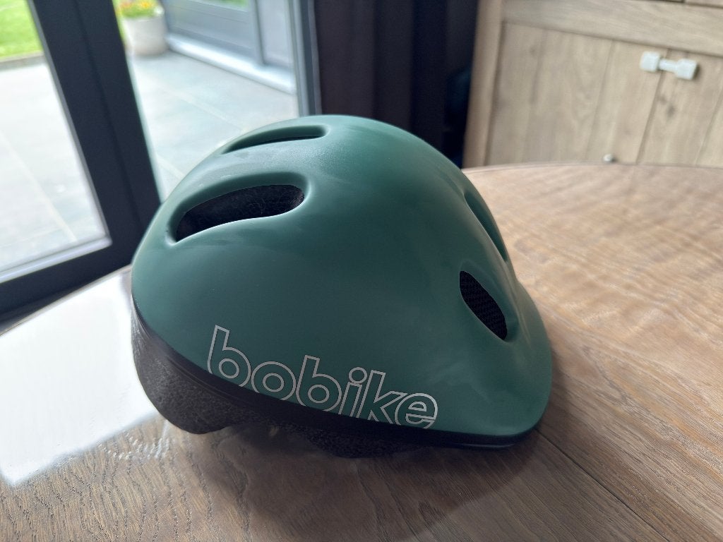 fietshelm Bobike groen (GO XXS), Fietsen en Brommers, Bobike Maxi One, Zo goed als nieuw, Jongen, Ophalen