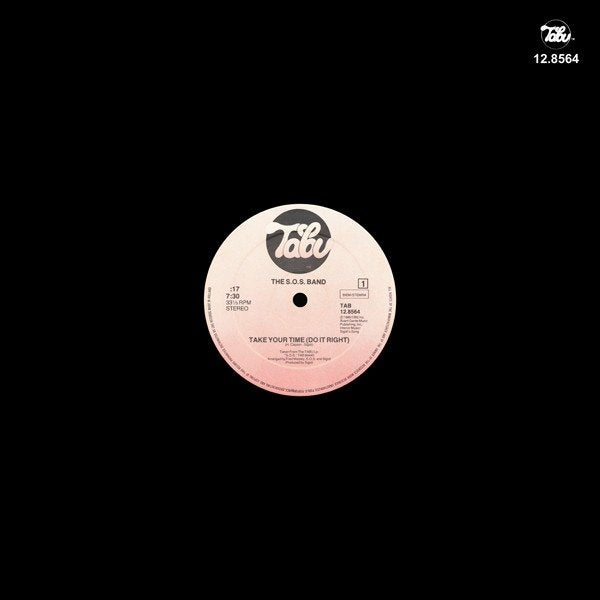 12inch S.O.S. Band : Take Your Time (Do It Right), Cd's en Dvd's, Vinyl | Dance en House, Gebruikt, Ophalen of Verzenden, Disco