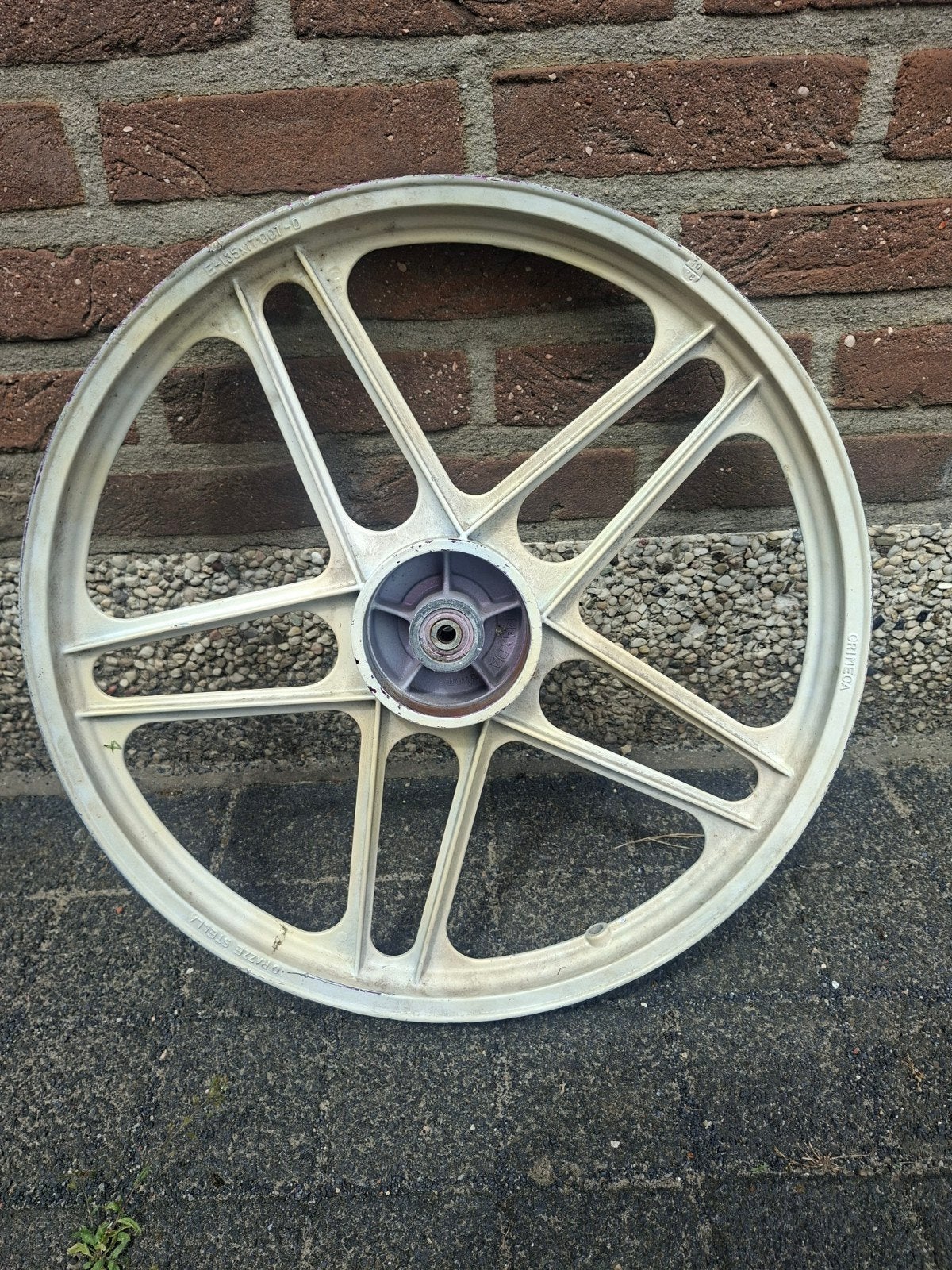 Grimeca voorvelg honda camino, Fietsen en Brommers, Brommeronderdelen | Algemeen, Ophalen