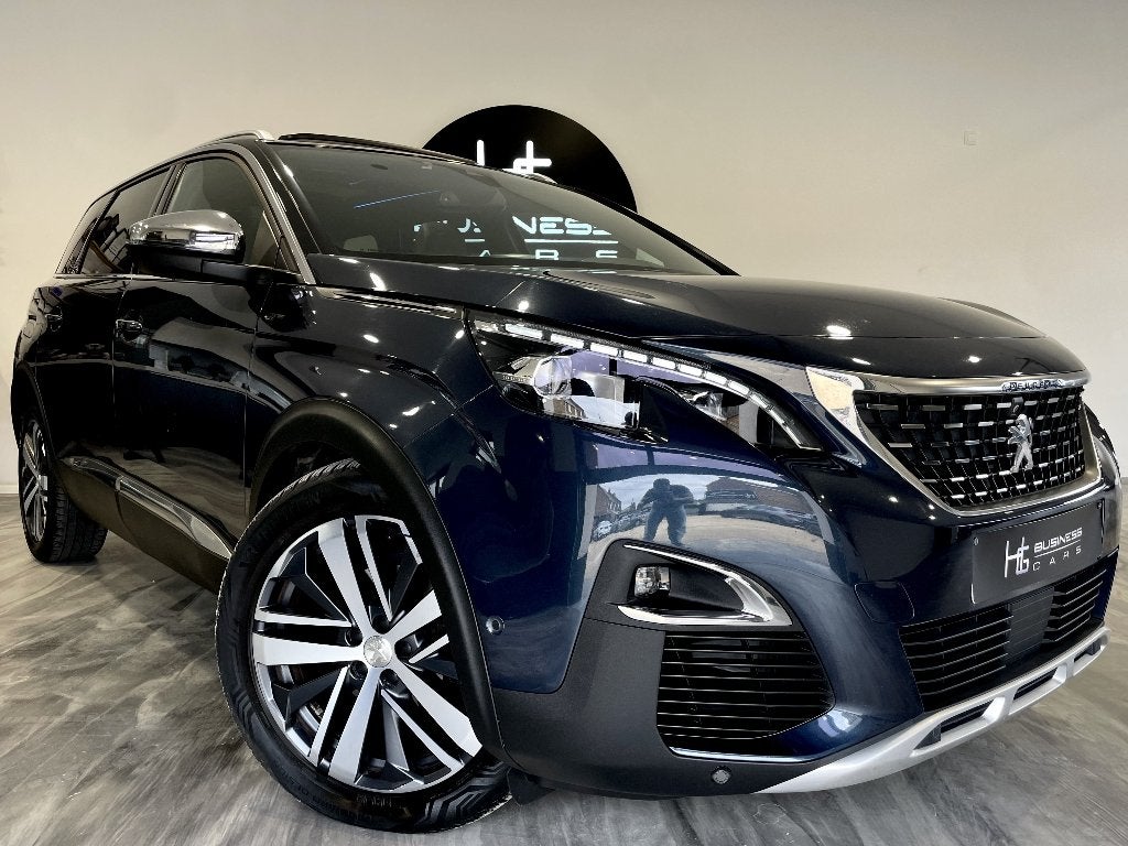 Peugeot 5008 2.0 BlueHDi/ GT LINE/ 7 PLACES/ TOIT PANO/ CUIR, Auto's, Peugeot, 4 cilinders, Skiluik, Blauw, Leder