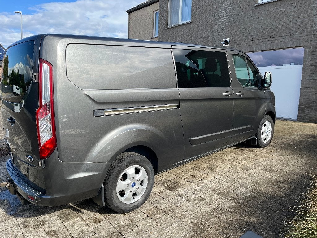 Ford Transit Custom limited dubbele cabine, Auto's, Ford, Voorwielaandrijving, Stof, 2800 kg, Parkeersensor