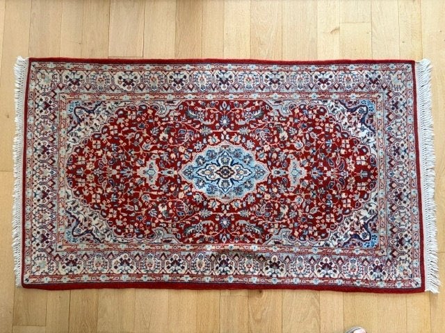 vloerkleed, Huis en Inrichting, Ophalen, Blauw, Zo goed als nieuw, 150 tot 200 cm