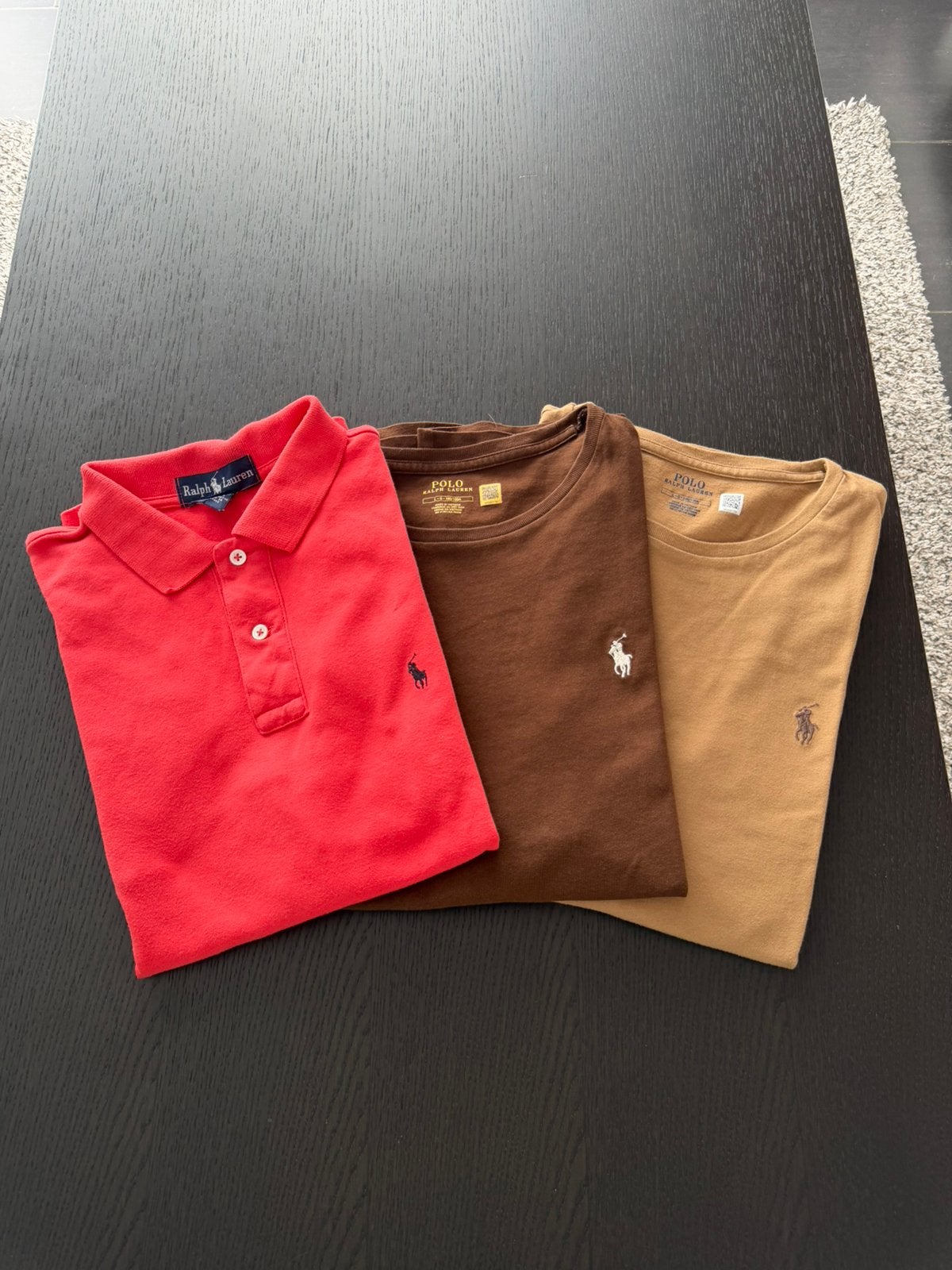 3x Ralph Lauren maat L - polo + 2 t-shirts, Kleding | Heren, Heren-kledingpakketten, Ophalen of Verzenden, Maat 52/54 (L)