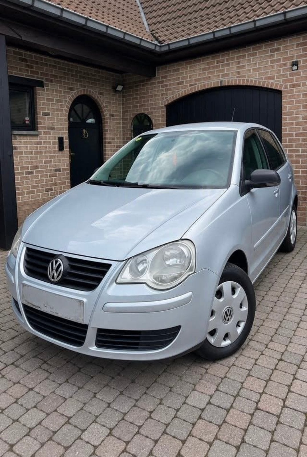 Volkswagen Polo 1.2i 105000KM EURO4 2008 AIRCO FEUILLE ROSE, Autos, Argent ou Gris, Achat, Boîte manuelle, 5 portes