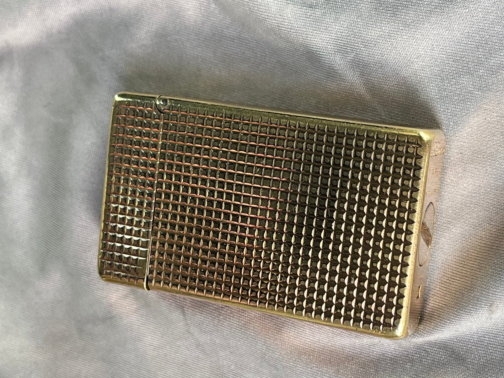 St. Dupont gouden aansteker Ligne 1 BS groot model, Collections, Articles de fumeurs, Briquets & Boîtes d'allumettes, Utilisé