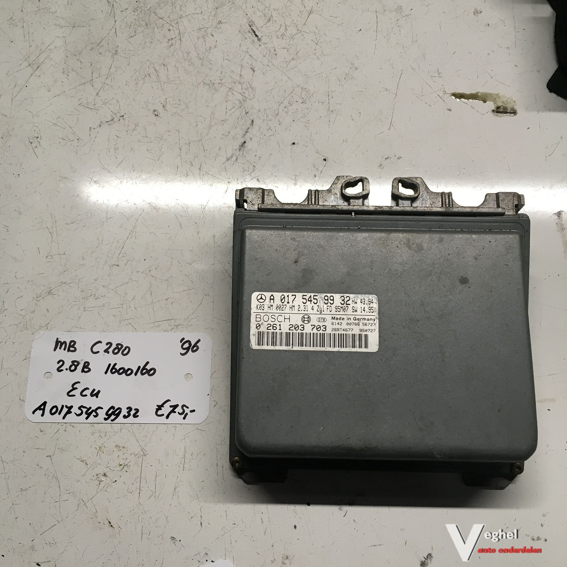 Mercedes C280   2.8 Benzine  1996   1600160  ECU A 017 545 9, -, Utilisé, -, -