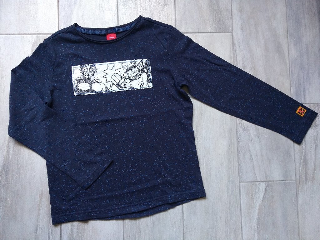 ★ M128/134 - Longsleeve Esprit, Ophalen of Verzenden, Zo goed als nieuw, Shirt of Longsleeve, Jongen