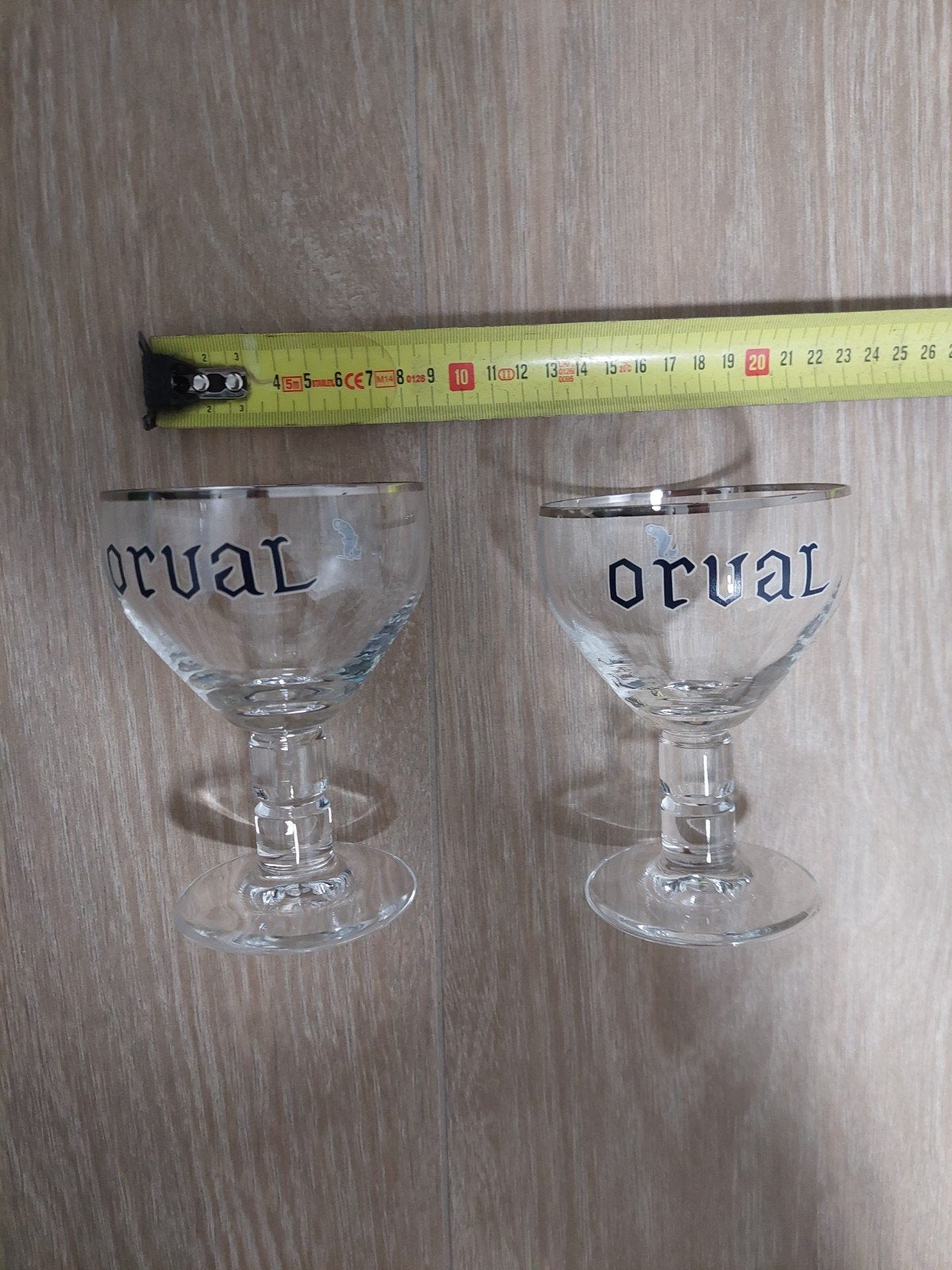 deux verres ORVAL, Collections, Enlèvement, Neuf, Verre à bière