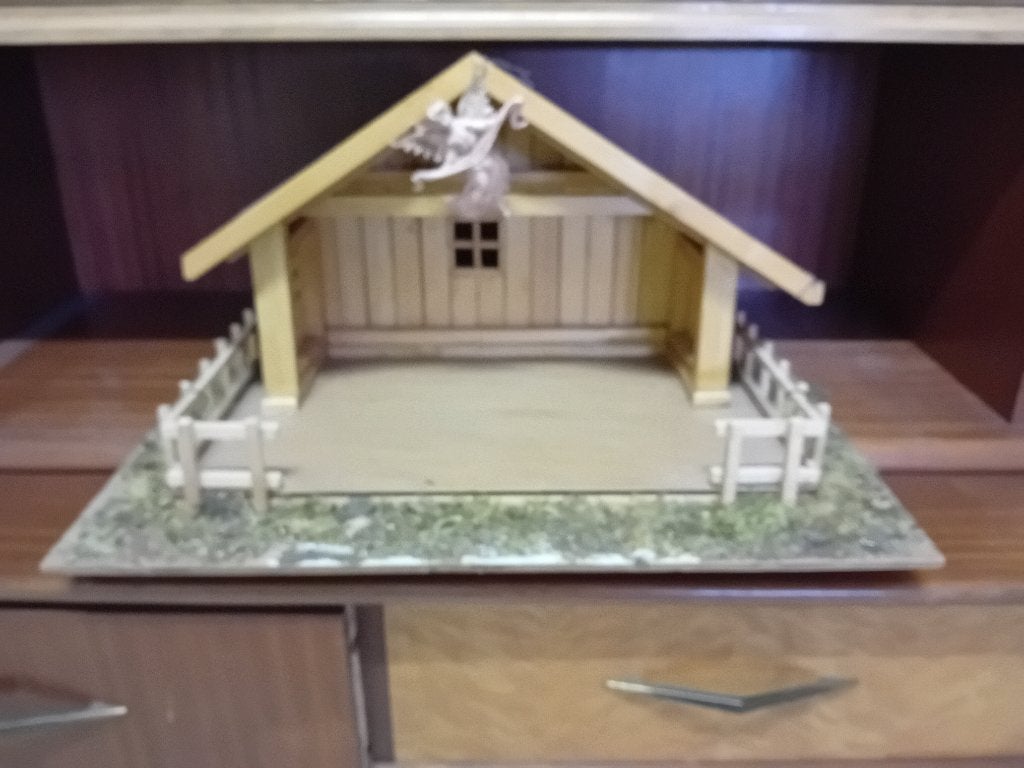 Kerststal hout, Comme neuf, Bricolage, Enlèvement, Bois