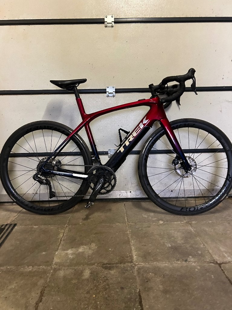 trek domane+ lt elektrische racefiets mt 54, Fietsen en Brommers, 28 inch, Carbon, Zo goed als nieuw, Meer dan 20 versnellingen