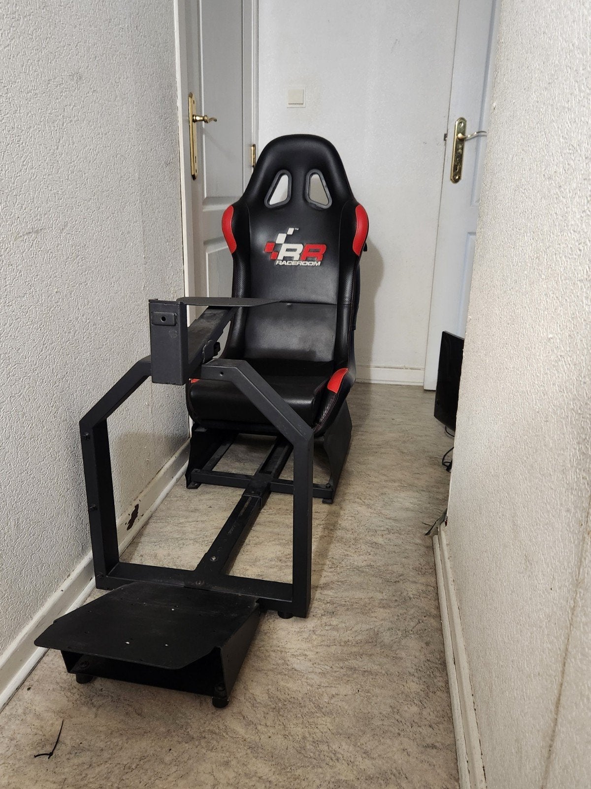 cockpit sim racing race room, Ophalen, Racestoel, Gebruikt, Overige merken