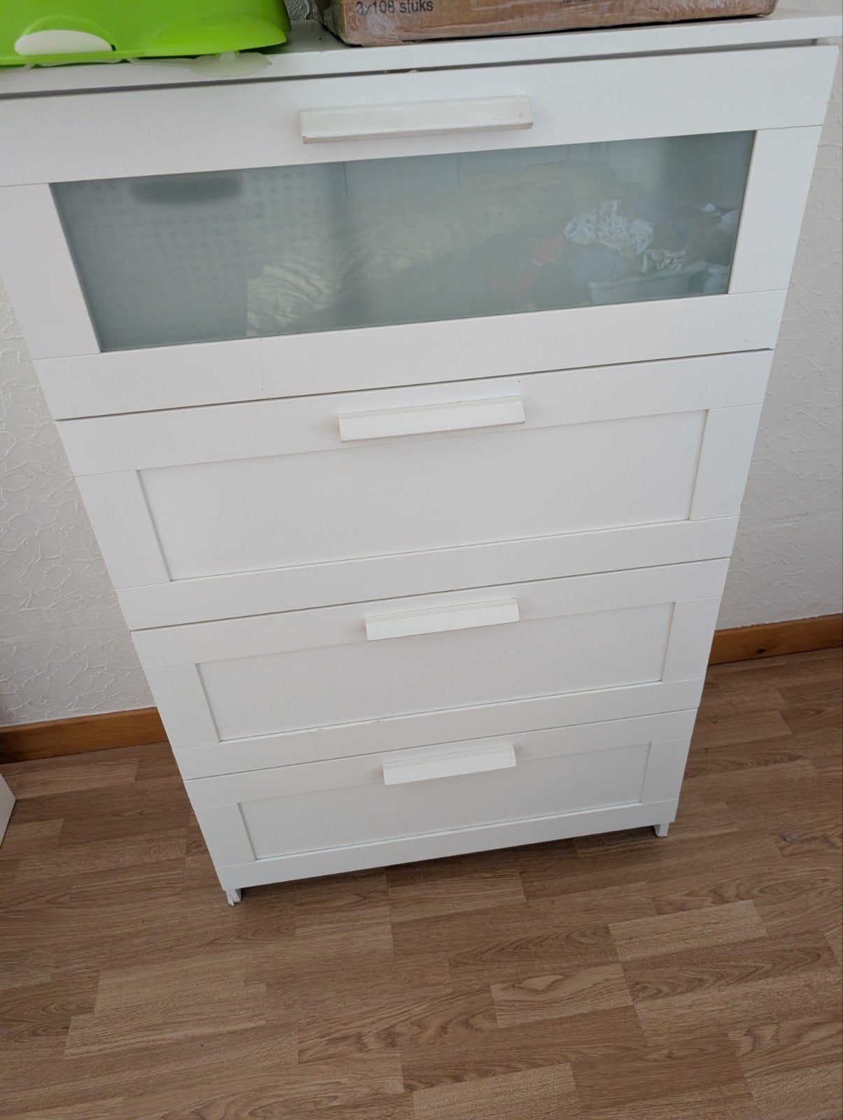 IKEA BRIMNES LADEKAST 4 LADES, Ophalen