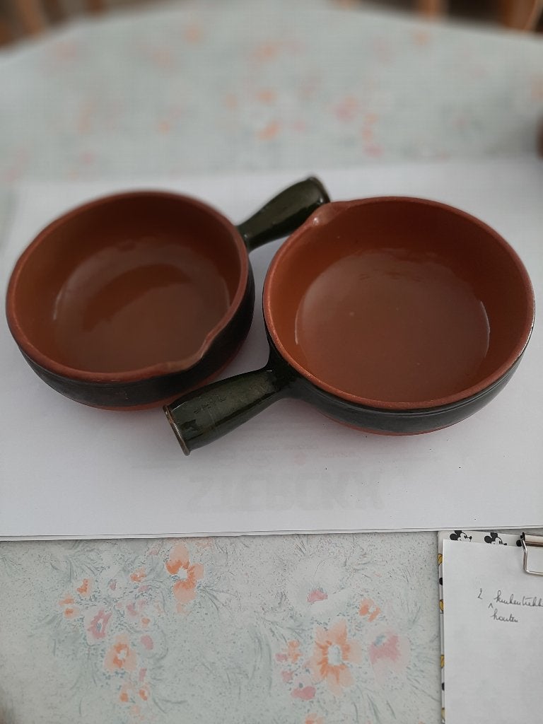 vuurvaste pastei kommen, Huis en Inrichting, Keuken | Servies, Ophalen, Gebruikt, Kom(men)