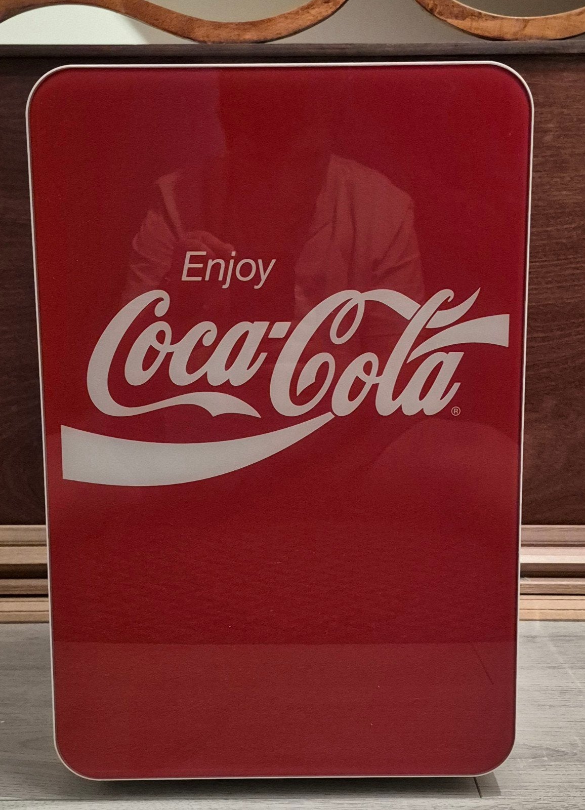 Kleine koelkast/tafel koelkast Coca-Cola, Ophalen