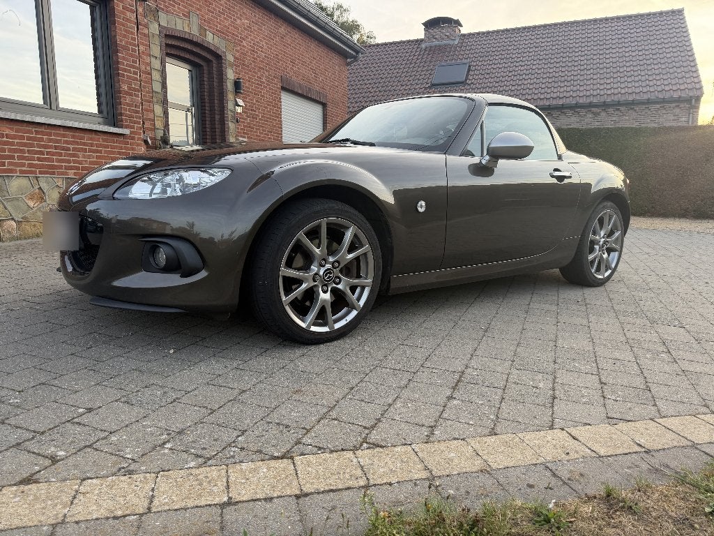 Mazda MX-5 1.8 Sendo — Anniversaire — 2014  1er propriétaire, Autos, Mazda, Cuir, Achat, Beige, 2 portes
