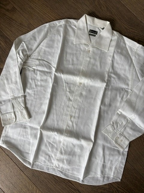 Hemd vintage maat 42/43, Kleding | Heren, Ophalen of Verzenden, Zo goed als nieuw, Wit, Halswijdte 43/44 (XL)