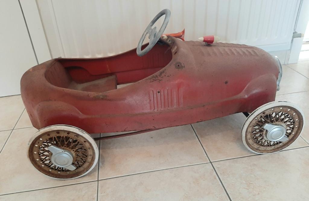 Voiture à pédales Giordani 1960 !, Enlèvement