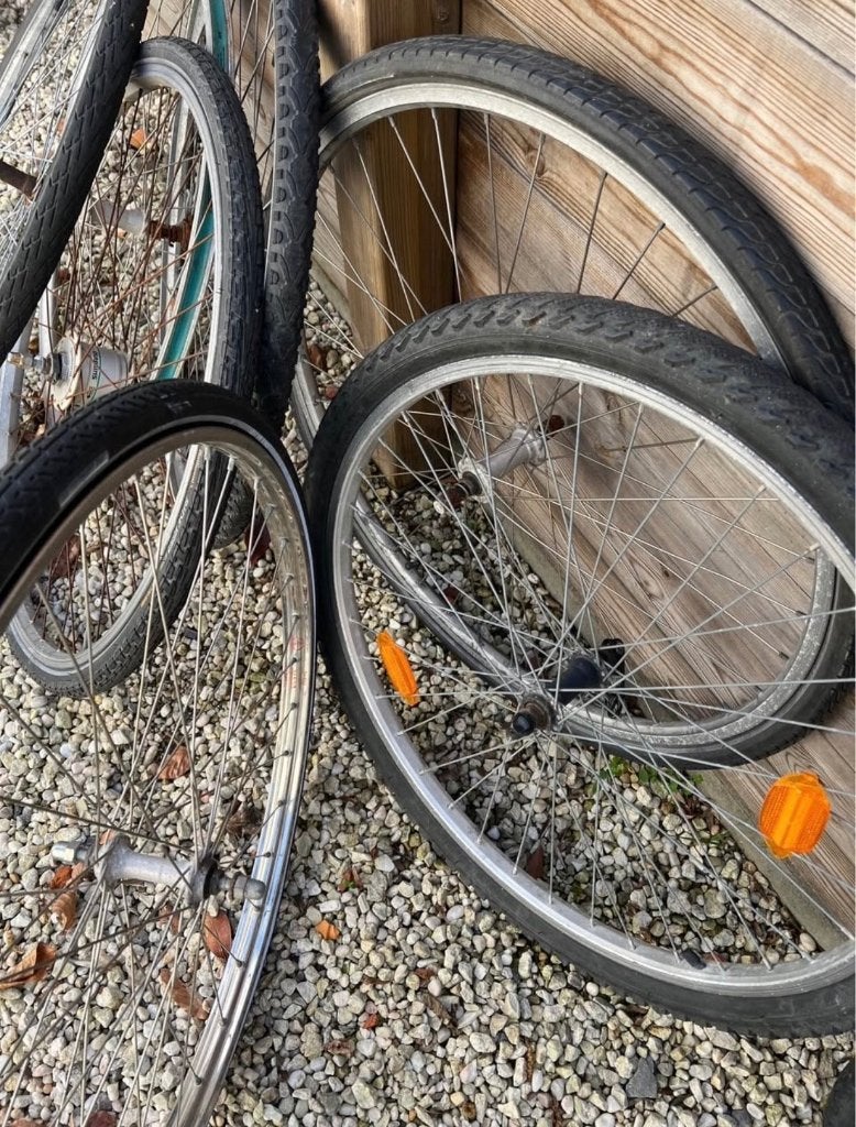 Fiets voorwielen, Ophalen, Gebruikt, Stadsfiets