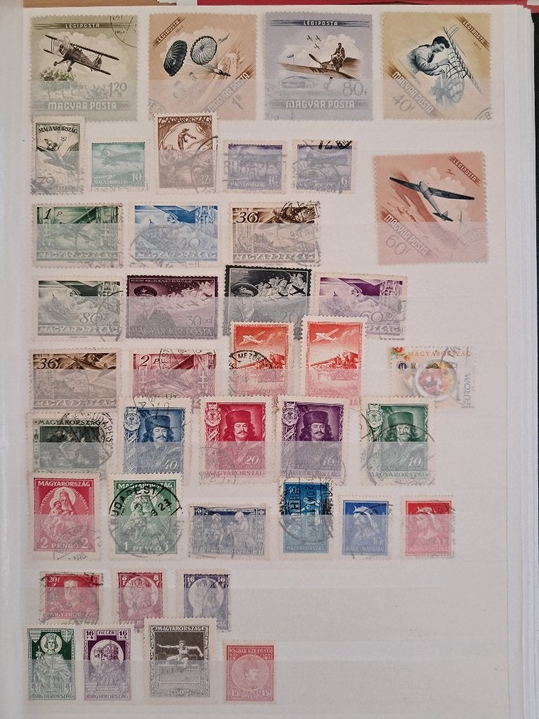 lot de timbres hongrois, à échanger, Enlèvement ou Envoi