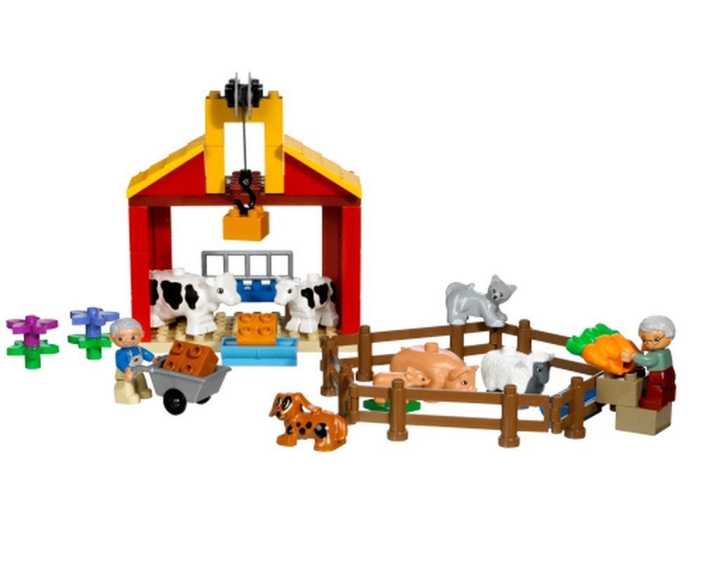 Duplo boerderij/ supermarkt/ bob de bouwer, Enfants & Bébés, Jouets | Duplo & Lego, Overige thema's, Ensemble complet, Minifigurines incluses