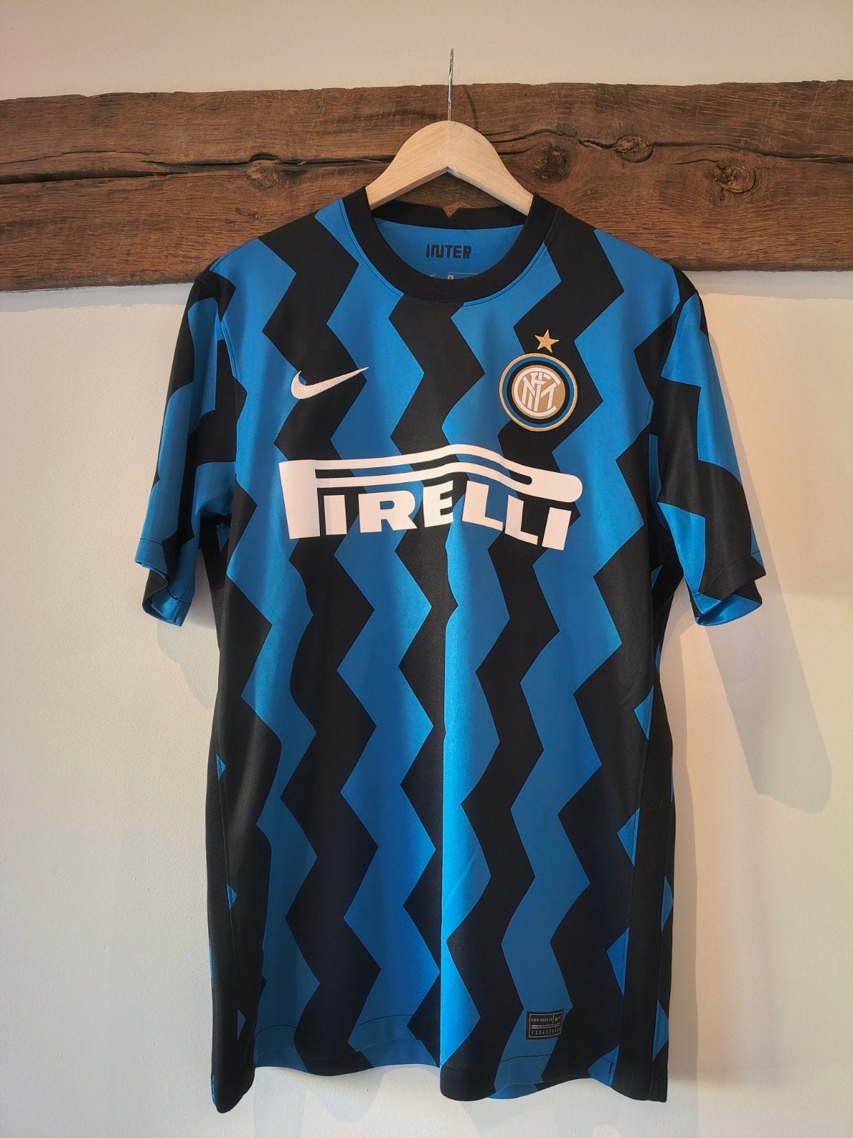 Thuistenue Inter Milan seizoen 2020-2021 maat M, Sport en Fitness, Voetbal, Maat M, Ophalen of Verzenden, Zo goed als nieuw, Shirt