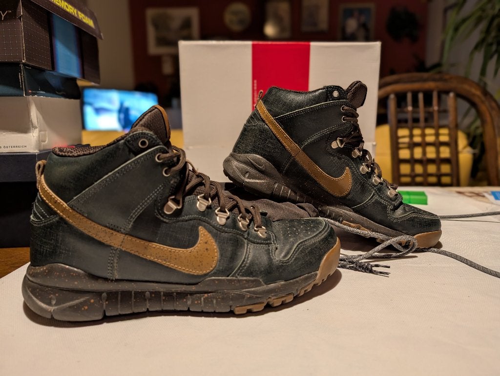 Nike x Poler High-Tops (2013 Editie) - Maat 44, Blauw, Nike, Ophalen of Verzenden, Zo goed als nieuw