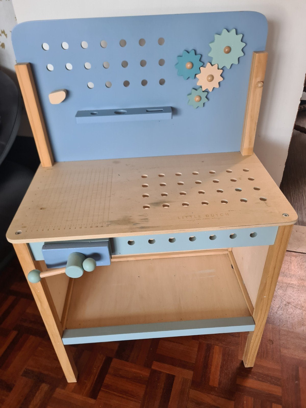 Little Dutch houten werkbank met accessoires, Kinderen en Baby's, Kinderkamer | Tafels en Stoelen, Ophalen