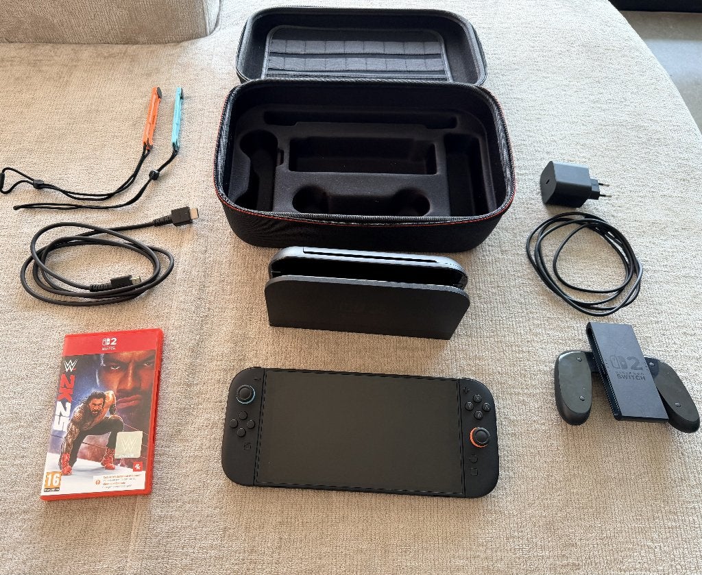 Nintendo Switch 2 — als nieuw, Ophalen, Overige kleuren, Zo goed als nieuw, Met beschermhoes of tas