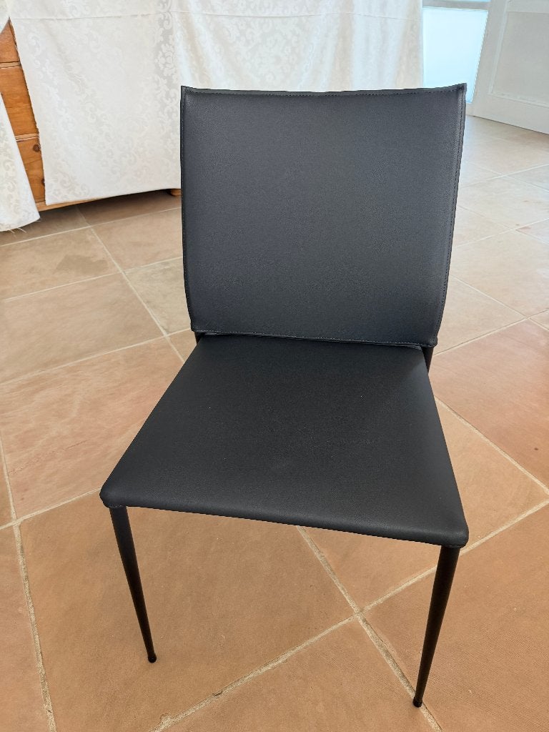 Eetstoel, Maison & Meubles, Chaises, Enlèvement, Noir, Cinq, Six Chaises ou plus, Utilisé
