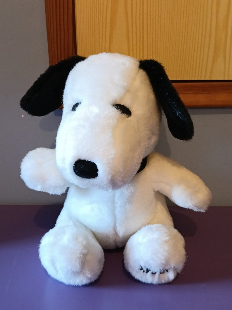 Vintage knuffel: Snoopy., Enlèvement ou Envoi, Overige karakters, Chien, Moyen (20 à 80 cm)