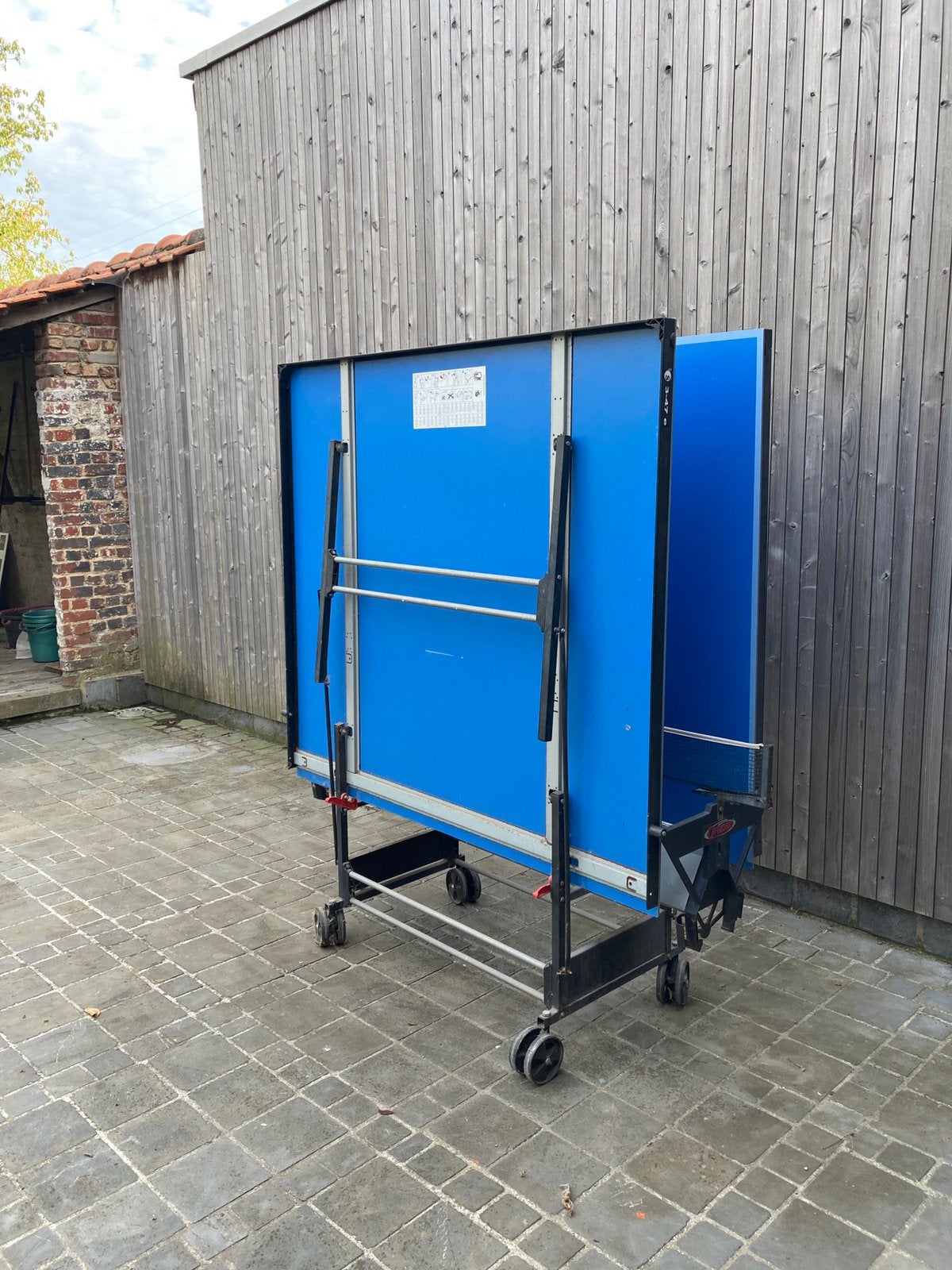 Outdoor pingpong tafel, Enlèvement, Utilisé, Table d'extérieur, Pliante