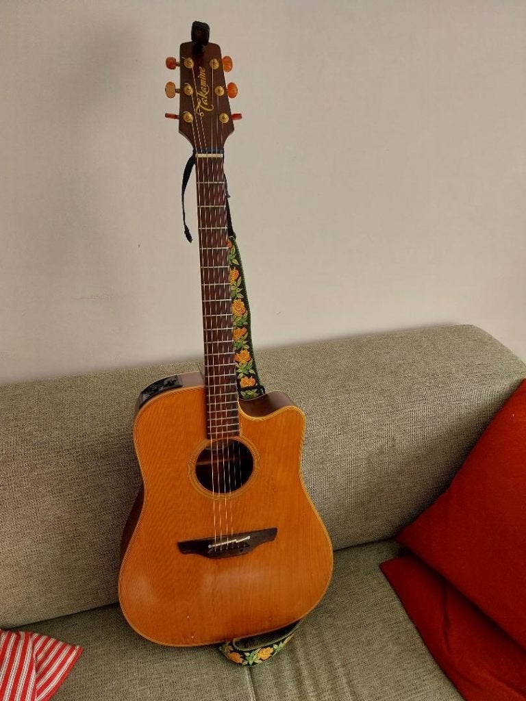 takamine NP15-C, Musique & Instruments, Enlèvement ou Envoi, Utilisé, Guitare Western ou Guitare Folk, Avec capteur (piezo)