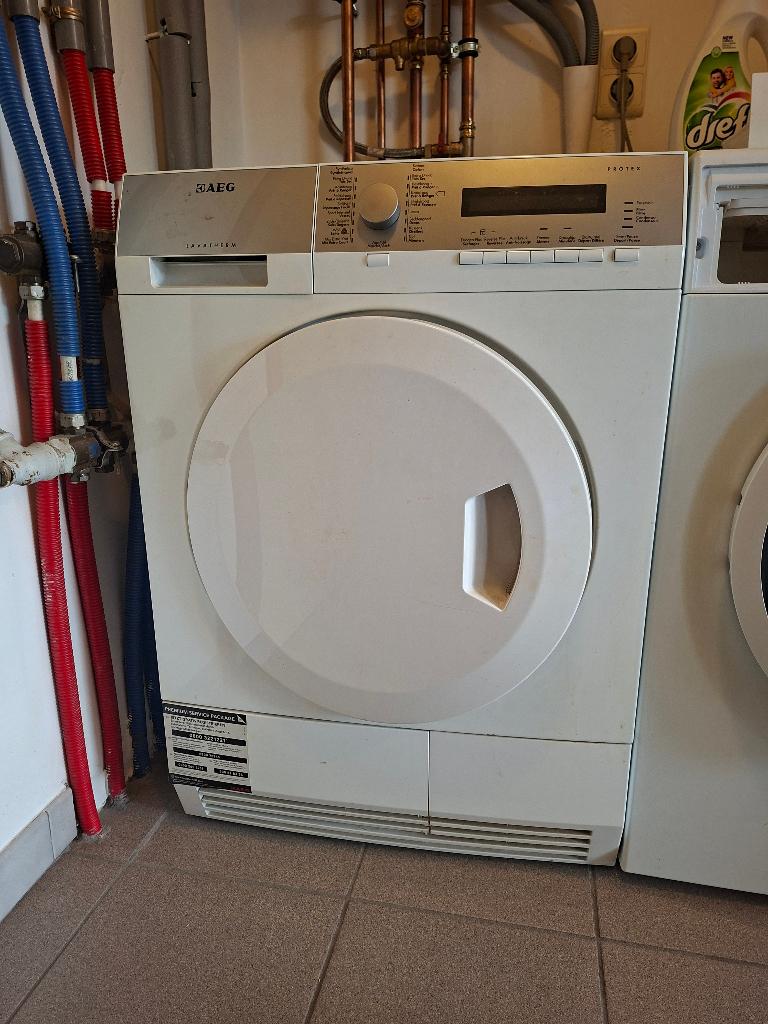 condensatiedroogkast AEG Lavatherm (warmtepomp) 8kg, Ophalen, Gebruikt, Anti-kreukfase
