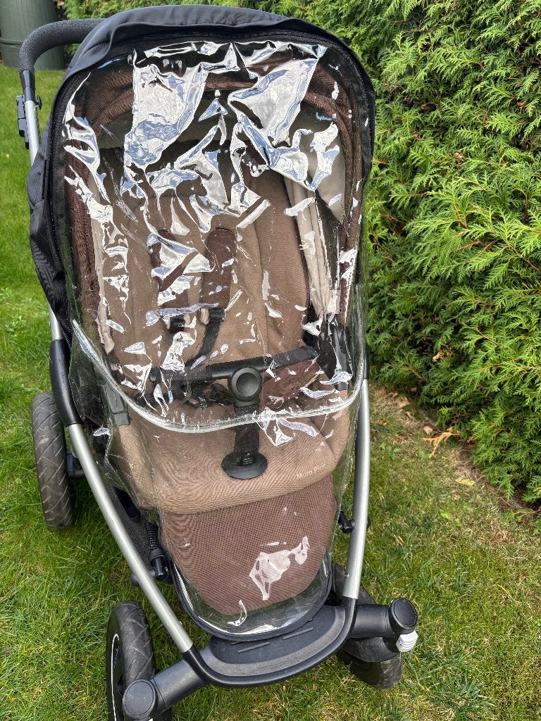 Maxi Cosi Mura Plus 4-wieler met regenhoes, Ophalen, Gebruikt, Maxi-Cosi, Regenhoes
