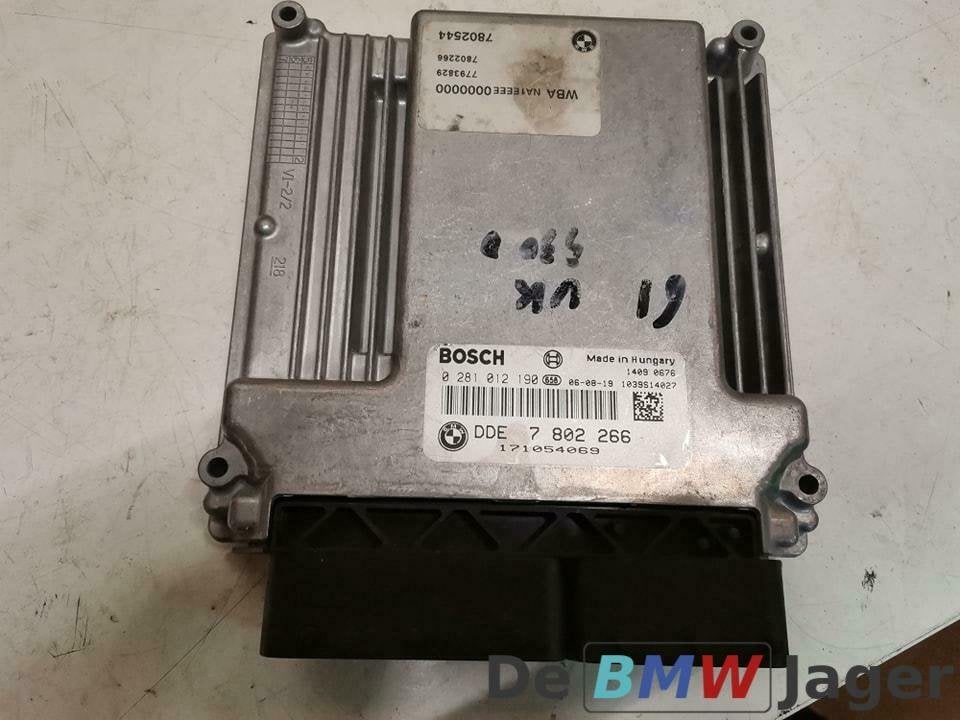 DDE module Bosch BMW 5-serie E60 E61 M57N 7802544, Gebruikt, Ophalen of Verzenden, BMW, BMW