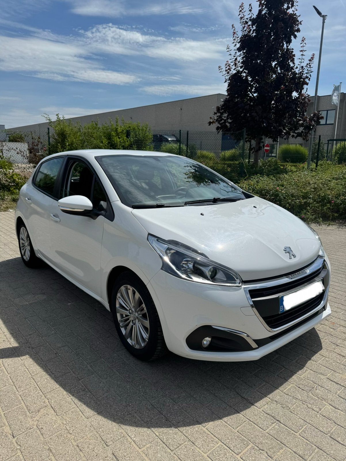 Peugeot 208.     Bj 2018, Auto's, Euro 6, 1199 cc, Wit, Bedrijf