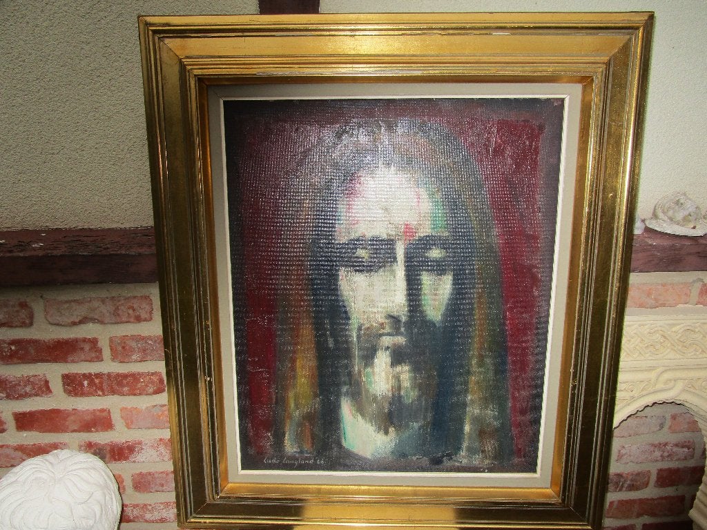 peinture Ludo Laagland, Antiquités & Art, Enlèvement, Panneau