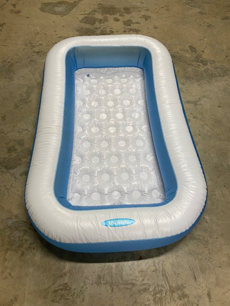 Piscine, Enlèvement, Utilisé, Rectangulaire, Piscine gonflable