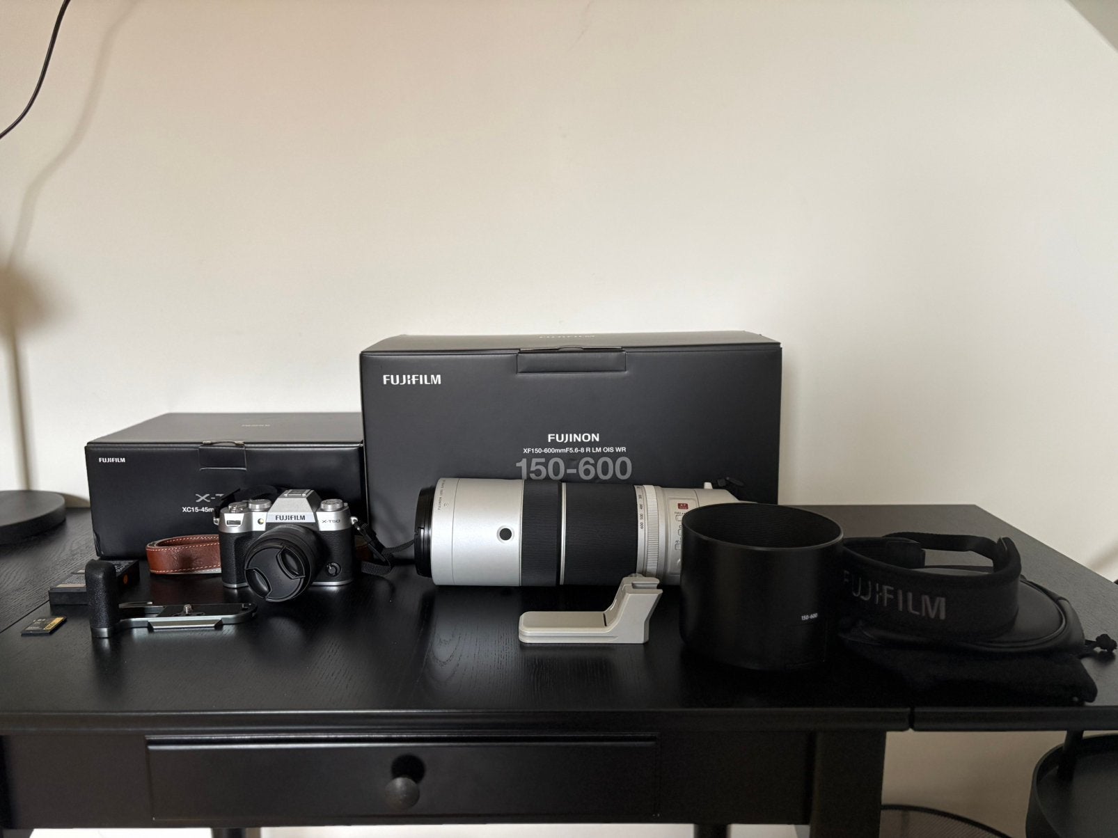 Complete Fujifilm X‑Series set – XF150‑600mm + XC15‑45mm, Audio, Tv en Foto, Fotografie | Fotostudio en Toebehoren, Zo goed als nieuw