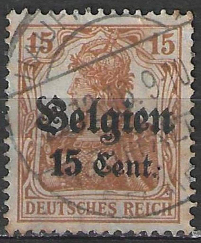 Belgique Occupation allemande 1916/1918 - Yvert/BP 15  (ST), Timbres & Monnaies, Timbres | Europe | Belgique, Envoi, Affranchi