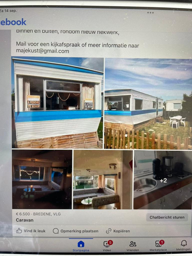 Caravan te huur, Tickets & Billets, Chèques Hôtel & Bons pour Hôtel