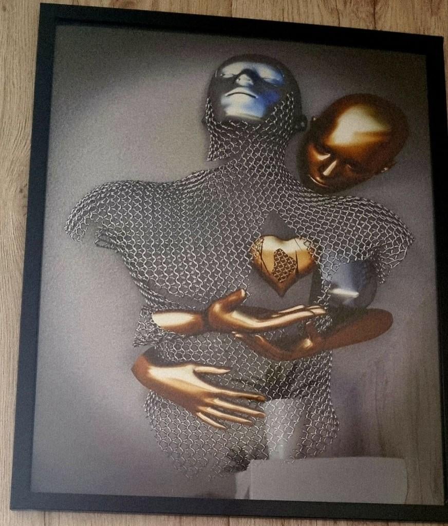 schilderij met kader / fotolijst, Enlèvement