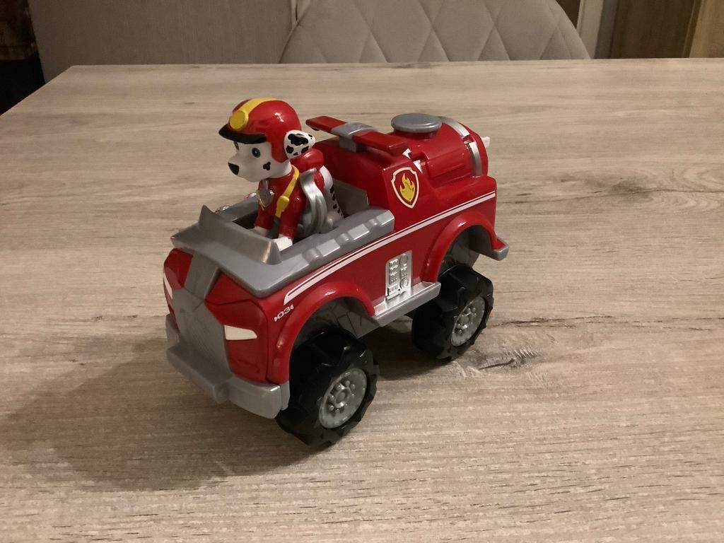 Paw Patrol Jungle Pups Marshall olifant branweerwagen, Ophalen of Verzenden, Zo goed als nieuw