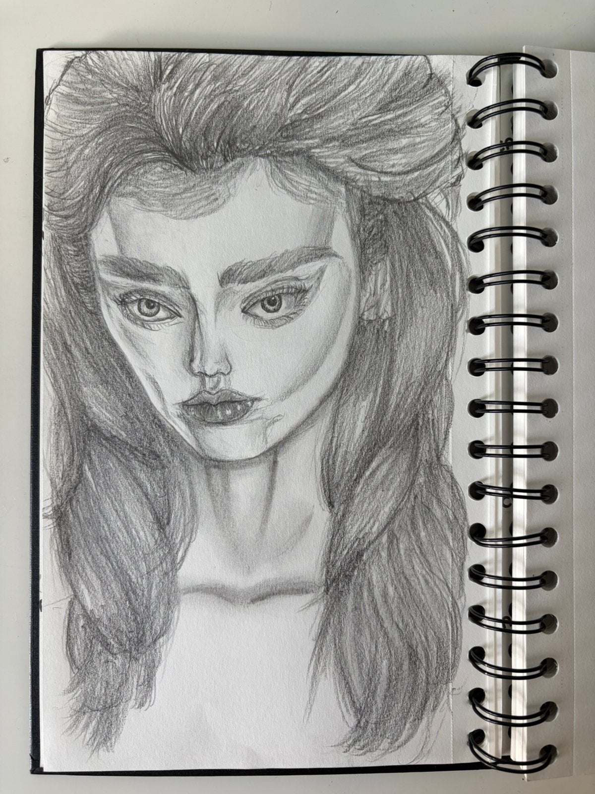 Portrait A5, Enlèvement ou Envoi, Dessin, Dessin au crayon, Signé