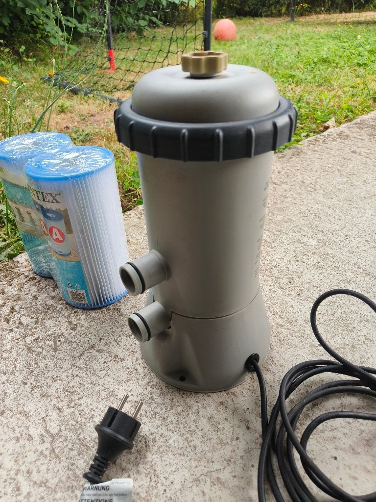zwembadpomp Intex Krystal Clear, Tuin en Terras, Zwembad-toebehoren, Ophalen, Gebruikt, Zwembadpomp