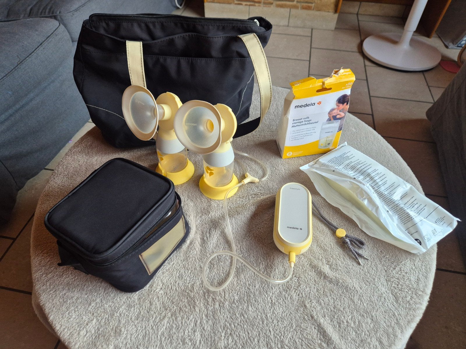 Pack complet tire lait medela freestyle flex, Enlèvement ou Envoi