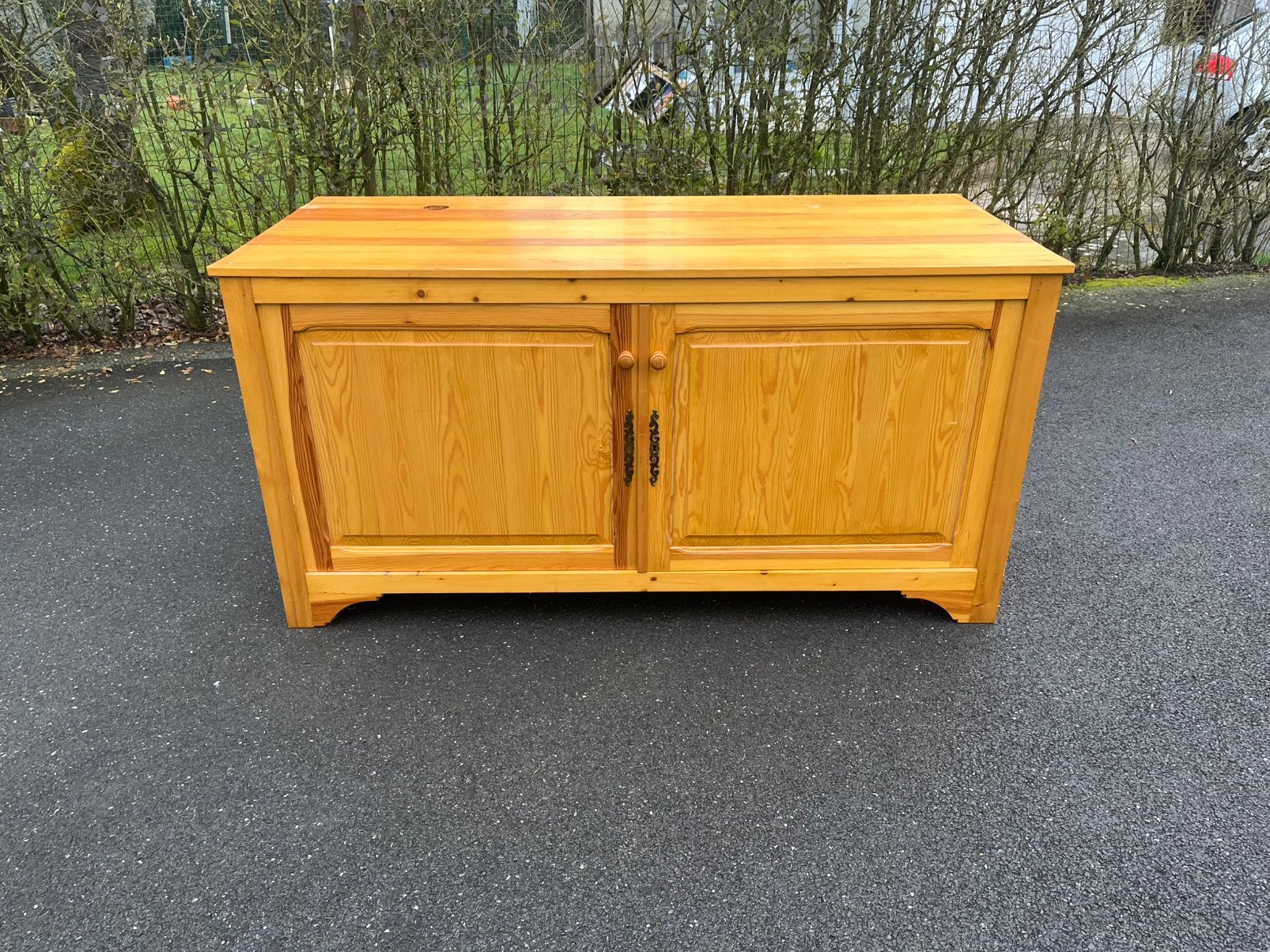 Meuble en pin, Maison & Meubles, Avec tablette(s), 150 à 200 cm, Comme neuf, Enlèvement