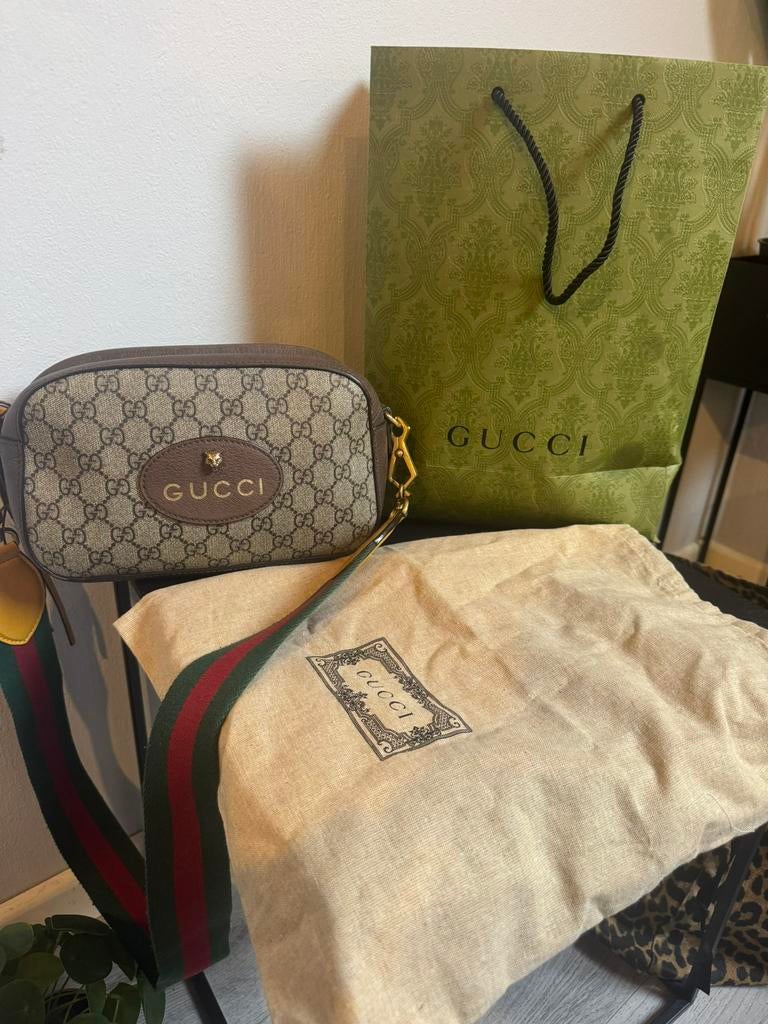 Sacoche gucci neo vintage, Ophalen of Verzenden, Zo goed als nieuw